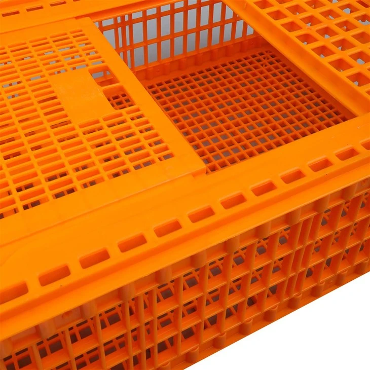 Plastic Stackable Poultry Live Chicken Transport Crate Cage